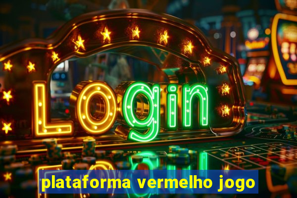 plataforma vermelho jogo